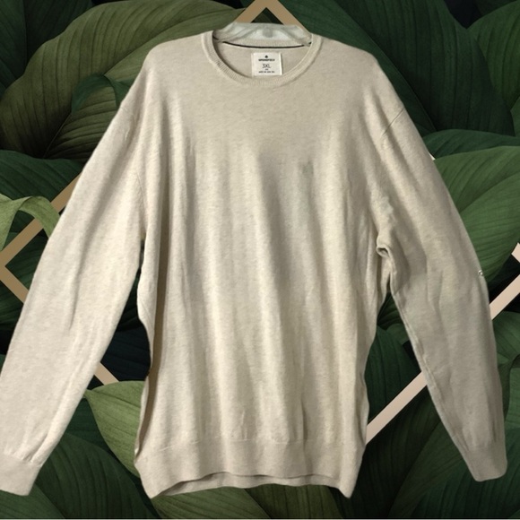 Springfield Cotton Stone Men Crewneck Long Sleeve Knit Sweater Office Fall S 3XL - Picture 2 of 8